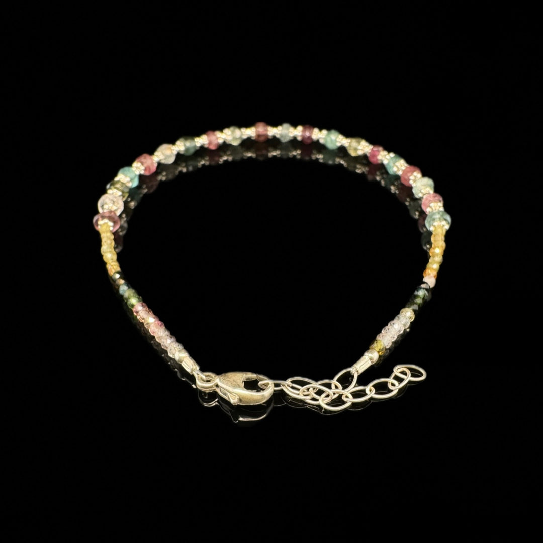MULTICOLOR ARMBAND SILBER