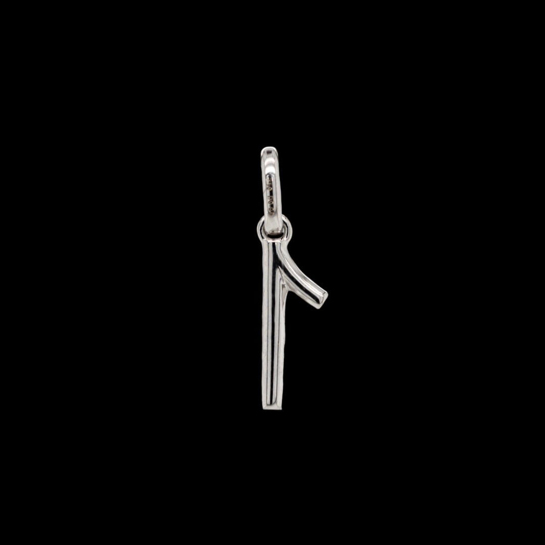 Number Pendant "1" | Weissgold