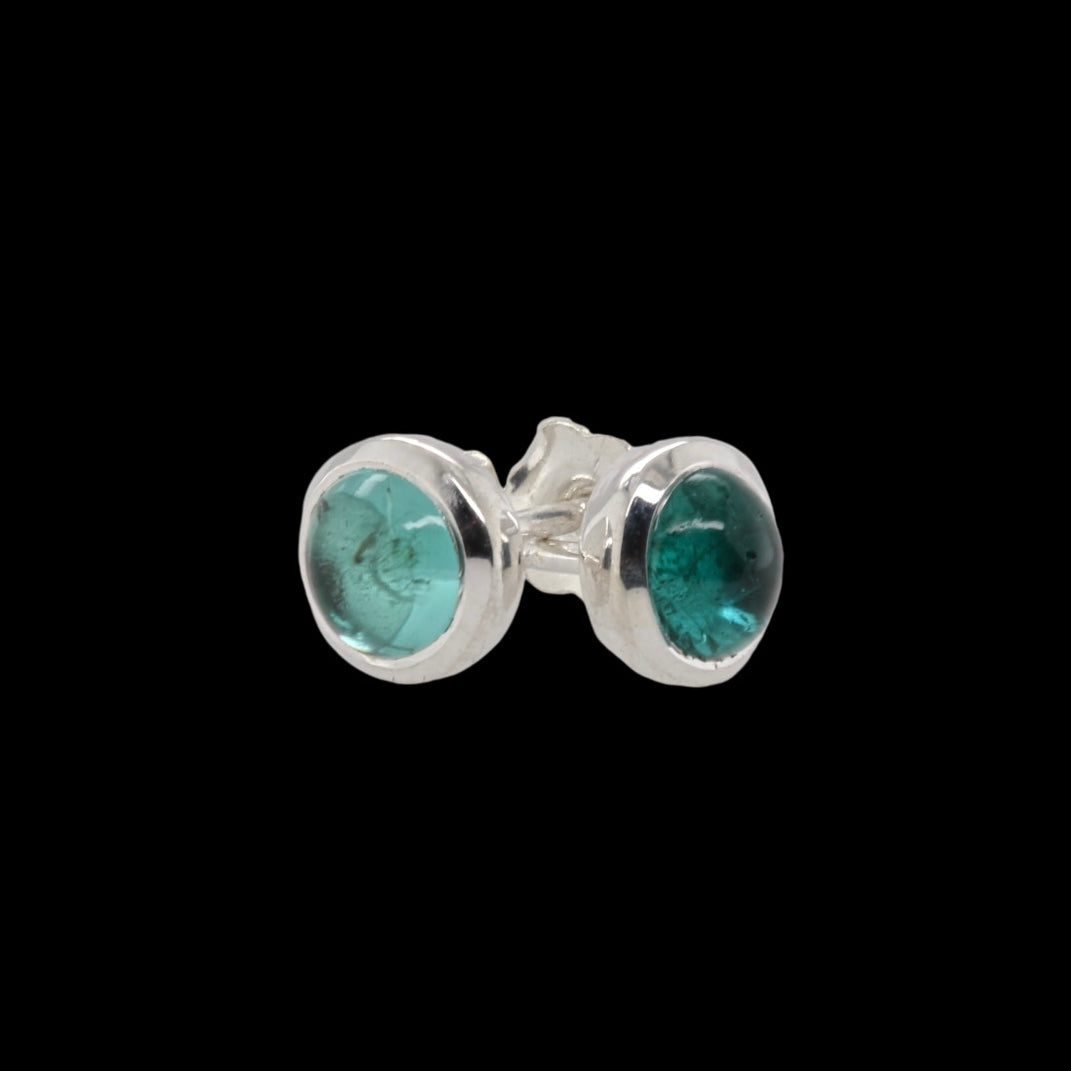 BLAUE TURMALIN OHRSTECKER