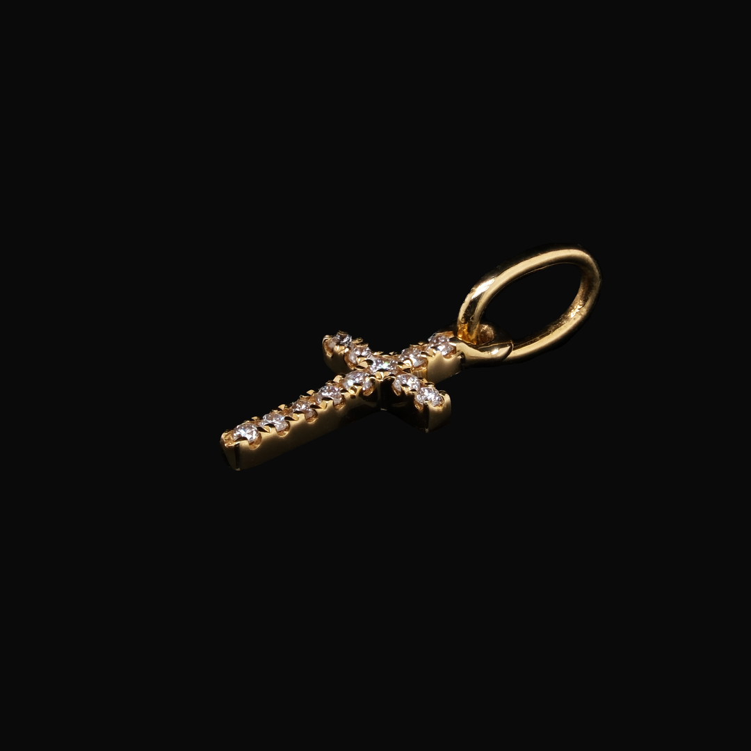 CRUZ CRISTO MINI 18K GELBGOLD