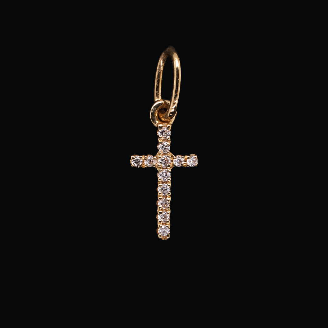 CRUZ CRISTO MINI 18K GELBGOLD