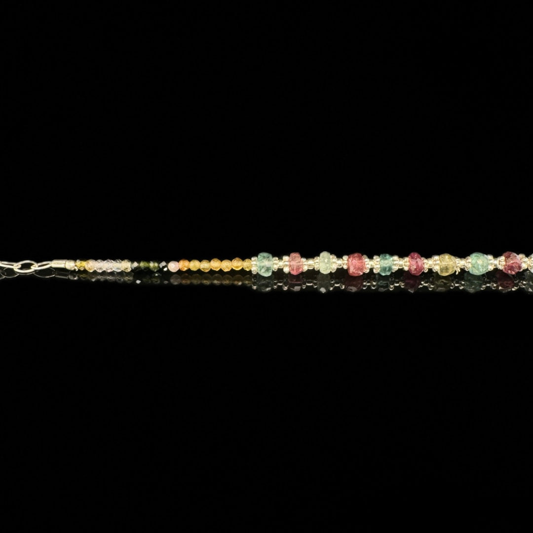 MULTICOLOR ARMBAND SILBER
