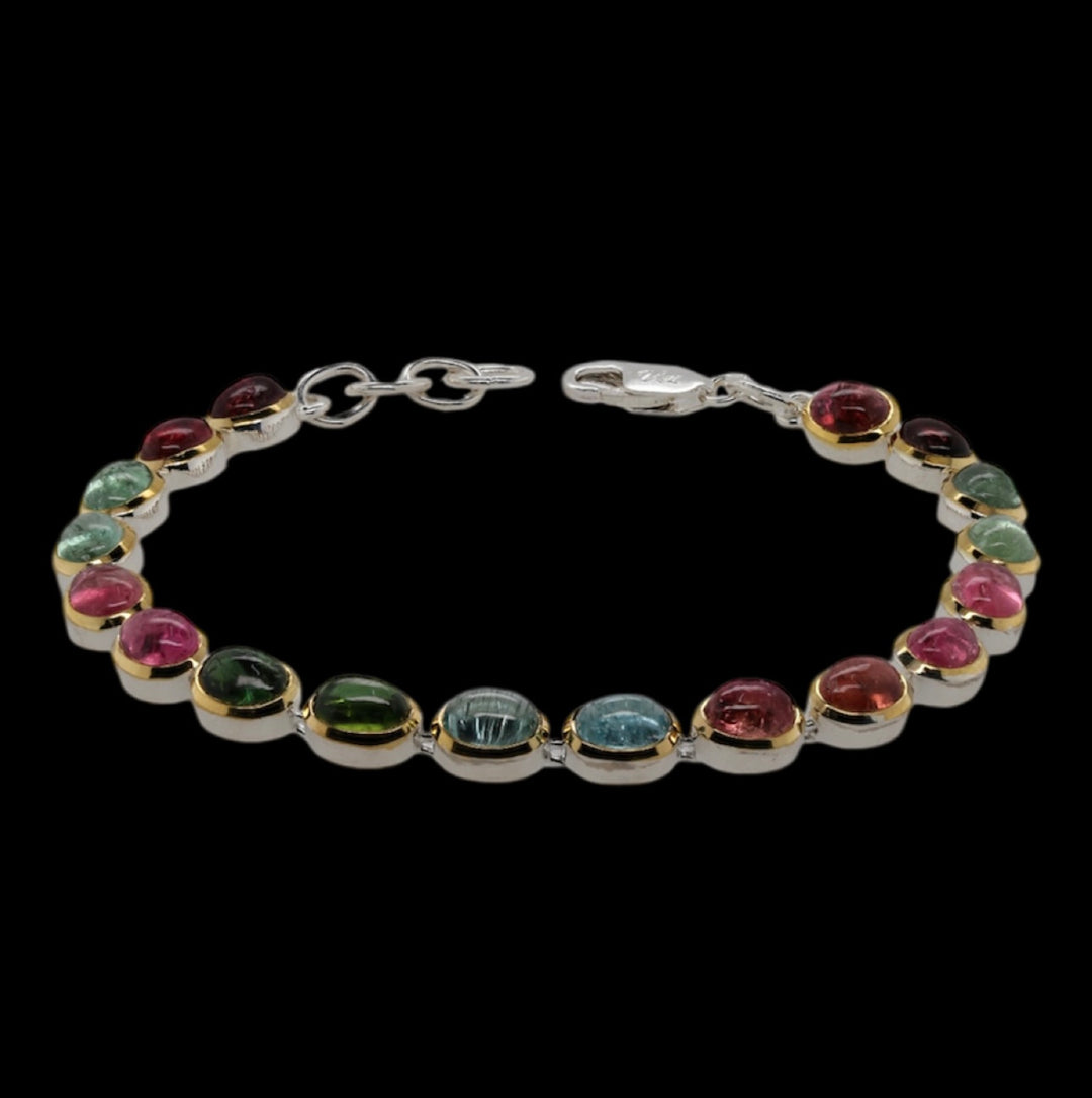 MULTICOLOR TURMALIN ARMBAND