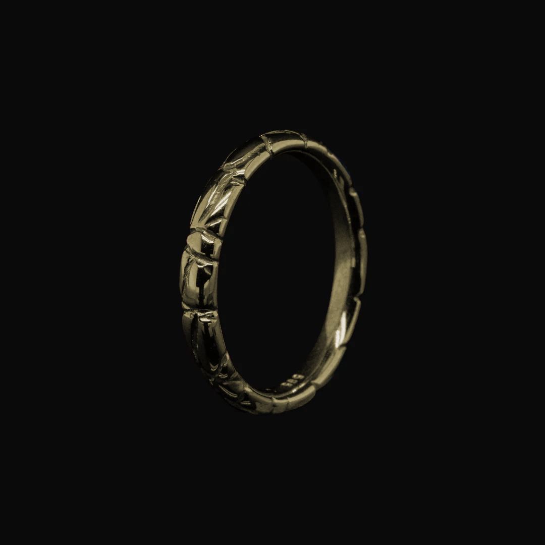 REPTILES FEMININO GOLD RING