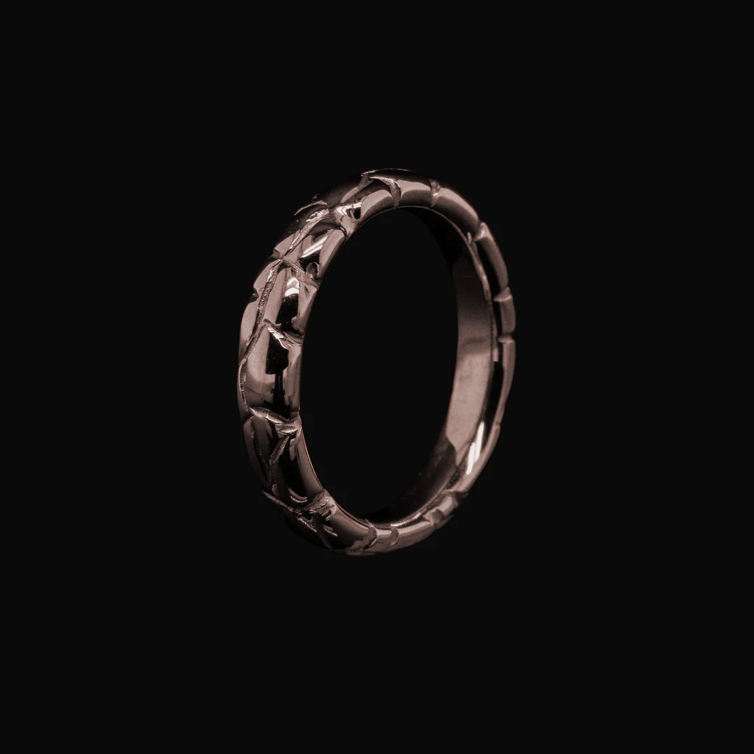 REPTILES MASCULINO ROSÉGOLD RING