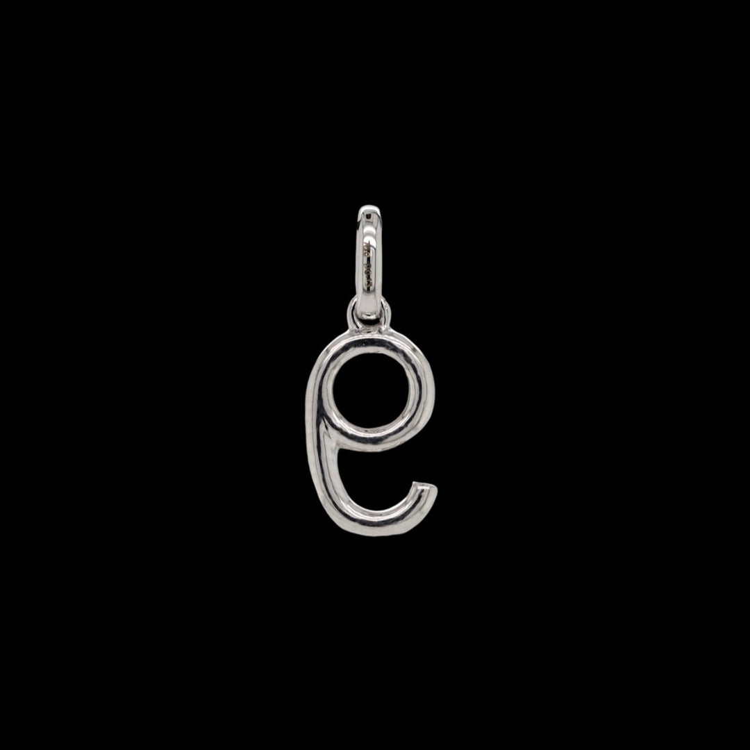 Number Pendant "9" | Weissgold