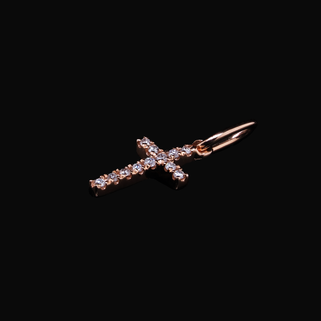 CRUZ CRISTO MINI 18K ROSÉGOLD